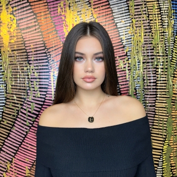 Κολιέ:Χρυσό-Μαύρο ''Ε''